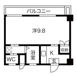 台原駅 徒歩10分 5階の物件間取画像